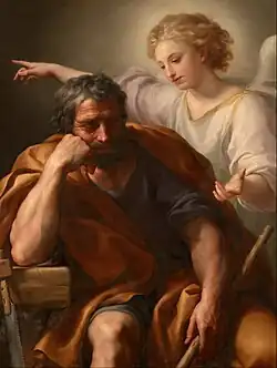 O sonho de São José por Anton Raphael Mengs.