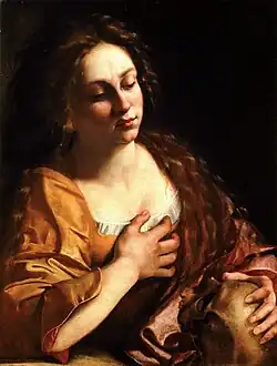 Madalena penitente, 1615-1616 ou 1631. Óleo sobre tela, 65,7 × 50,8&nbsp;cm. Coleção particular