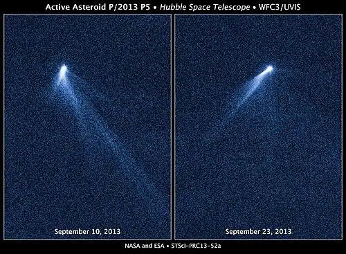 "Asteroide ativo" 311P/PANSTARRS com várias caudas