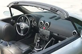 Interior do Audi TT Roadster