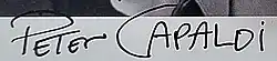Assinatura de Peter Capaldi