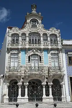 Fachada da Residência Major Pessoa em Aveiro (1907–1909)