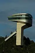 Trampolim para salto de esqui, Innsbruck,&nbsp;Áustria.