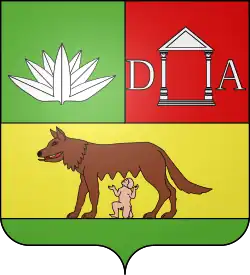 O emblema do cirurgião e obstetra de Napoleão, barão Antoine Dubois, (1756-1837).