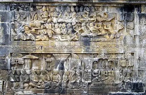 Cena da "Grande Partida de Shakyamuni" [a]