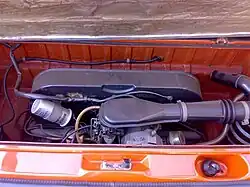 Motor 1.600 cm3, com um carburador Solex 30