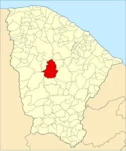 Localização de Boa Viagem no Ceará