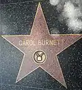 Estrela de Carol Burnett.