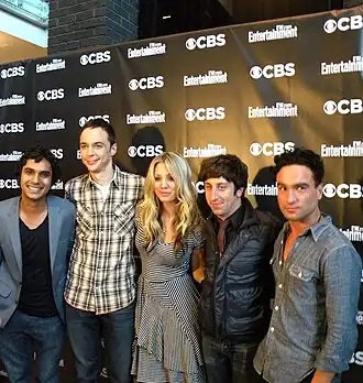 Elenco principal de The Big Bang na San Diego Comic-Con 2010