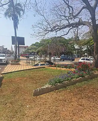 Praça da Liberdade, em Ipameri.