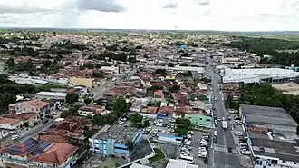 Vista aérea da cidade