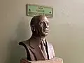 Busto de Christiano Stockler das Neves, fundador da FAU Mackenzie.