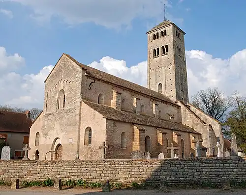 Igreja de São Martinho, Chapaize, Saône-et-Loire (cerca de 1030).