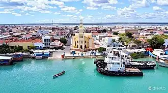 Vista do centro do município