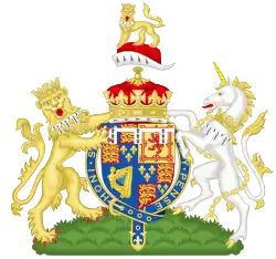 Brasão de Jaime, Duque de Iorque(1633–1648)