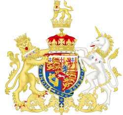 Brasão de Guilherme comoDuque de Clarence e St. Andrews (1801–1830)