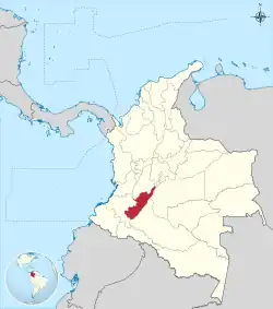 Location of Huila