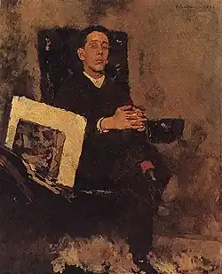 Retrato de Manuel Gustavo Bordalo Pinheiro, 1884. Museu do Chiado, Lisboa.