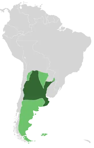 Localização de Argentina