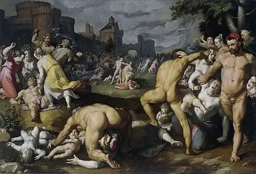 Cornelis van Haarlem, Massacre dos Inocentes, 1590, Rijksmuseum