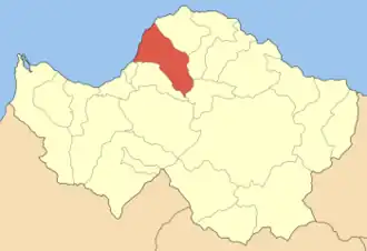 Localização de Patras na Acaia