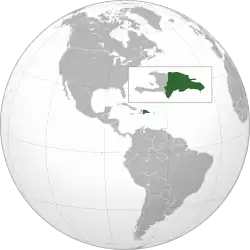 Localização  República Dominicana