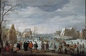 Joost Cornelisz Droochsloot  - Paisagem invernal