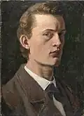 Autorretrato. 1882. 26&nbsp;×&nbsp;19&nbsp;cm. Munch Museum, Oslo