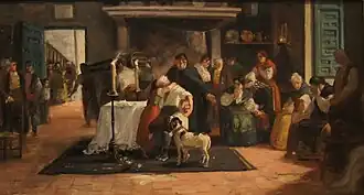 El velatorio por Ulpiano Checa. Museu Ulpiano Checa (Espanha)