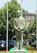 Estátua de Haile Selassie I localizada na sede da Conferência da UA, Adis Abeba
