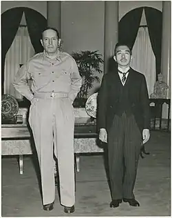 Black and White photo of two men