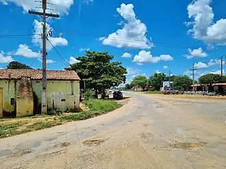 Entorno do entroncamento entre BR-349 e BA-161, em Serra do Ramalho.