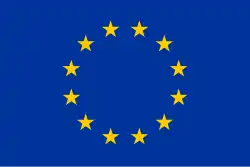 Bandeira incorreta. Má colocação das estrelas no círculo: as estrelas  devem estar dispostas como as horas no mostrador de um relógio.