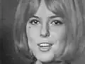 France Gall, vencedora do Festival Eurovisão da Canção 1965 pelo Luxemburgo.