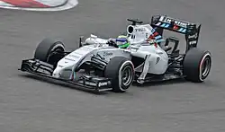 Felipe Massa pilotando o FW36 no GP da China de 2014.