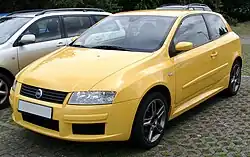 Dianteira do Stilo 3 portas