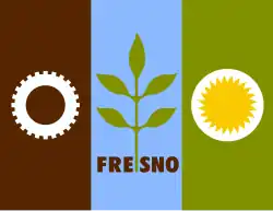 Bandeira de Fresno