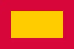 Estandarte imperial carregado com Musa.