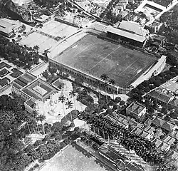 Estádio das Laranjeiras, Rua Guanabara e entorno - 1919