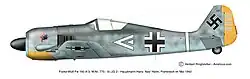 Fw 190 A-3 do piloto Hans "Assi" Hahn.