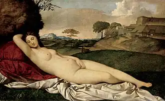 A Vênus Adormecida, de Giorgione, 1510