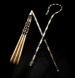 Cajado(heka) e mangual (nekhakha)