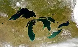 North American Great Lakes