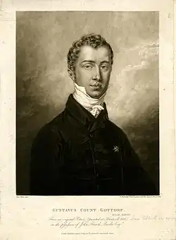 Gustavo IV Adolfo no exílio (William Ward, 1814)