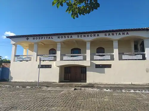 Hospital Nossa Senhora Santana, único hospital de Buerarema