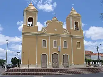 Vista frontal da Igreja Matriz