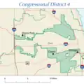 4.º distrito de Illinois em 2004.