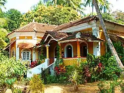 Vila portuguesa em Goa.