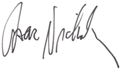 Assinatura de Jack Nicholson