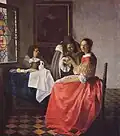 Moça com copo de vinho (1659-1660)